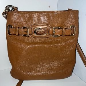 Michael Kors Hamilton Pebble Leather Crossbody Purse